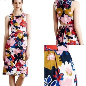 Anthropologie WHIT TWO Petal Crossback Dress SZ 4